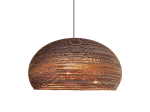 Owalna lampa wisząca z tektury - STONE 90