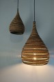 Lampa wisząca z tektury CONE S 30 vs CONE S