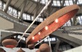 Podłużna lampa wisząca z tektury TABLO XL