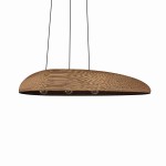 Podłużna lampa wisząca z tektury - TABLO M