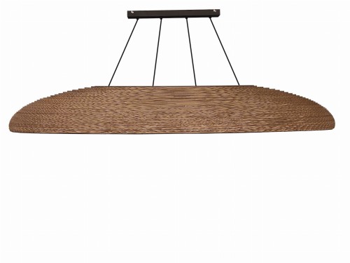 Podłużna lampa wisząca z tektury TABLO XL