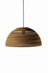 Hemispherical Cardboard Pendant Lamp - HEMISPHERE 45