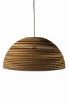 Hemispherical Cardboard Pendant Lamp - HEMISPHERE 55